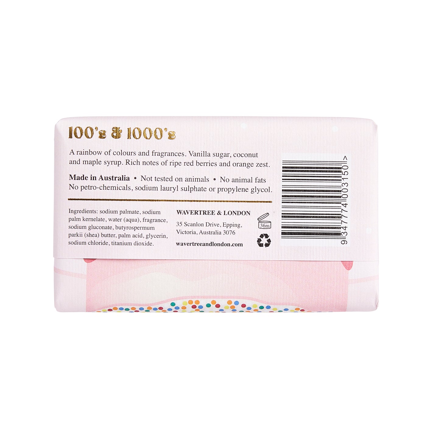 Wavertree & London 100's & 1000's Soap Bar