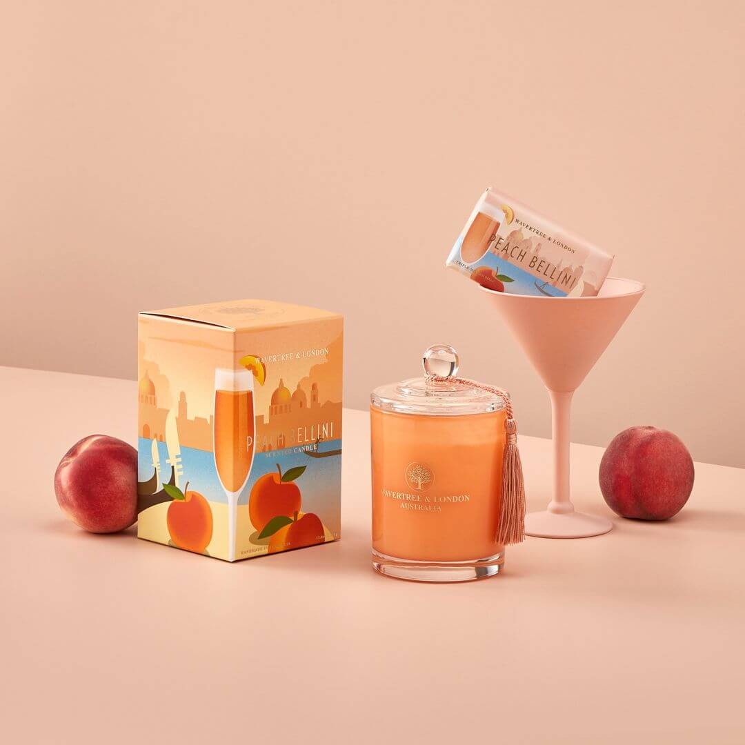 Wavertree & London Peach Bellini Candle