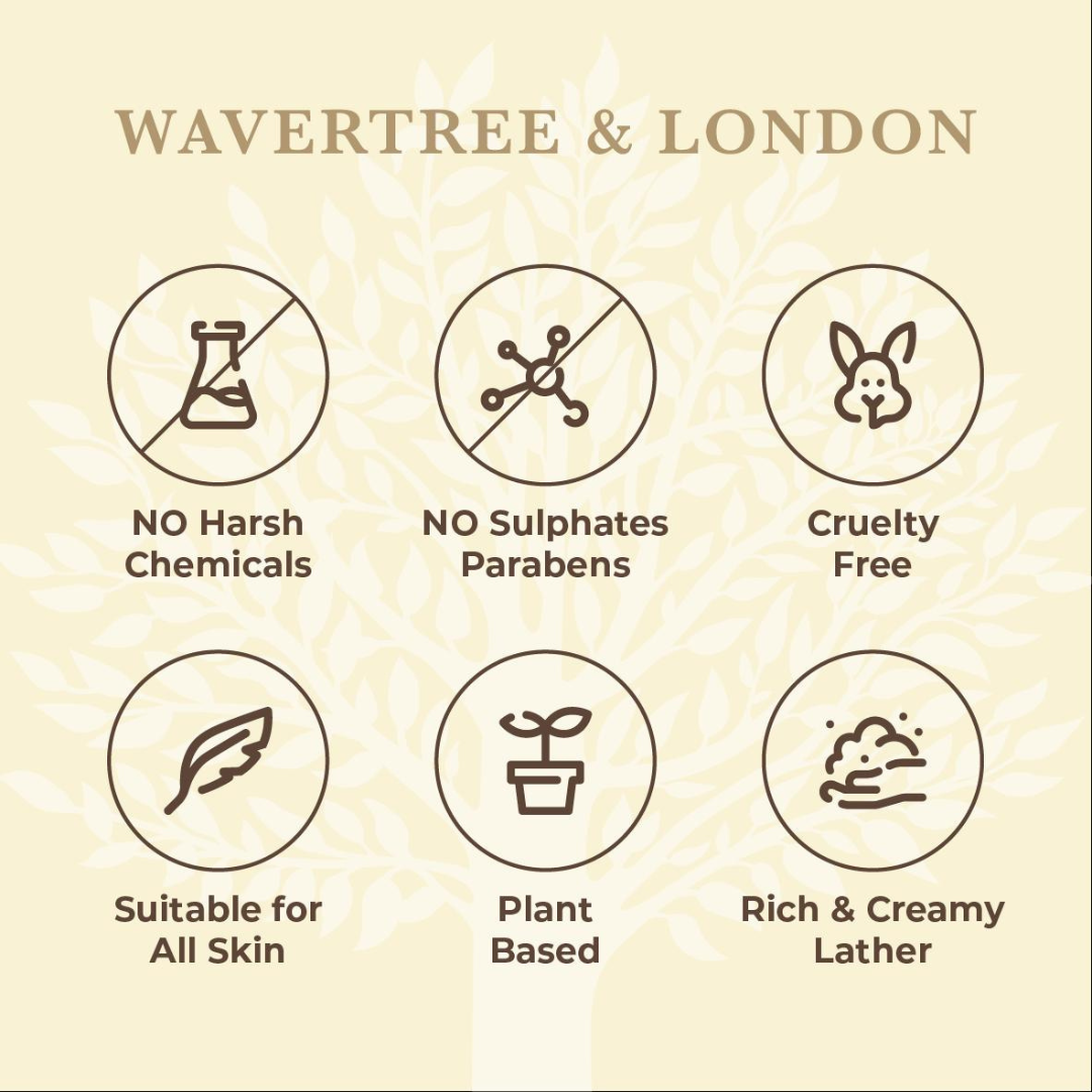Wavertree & London Natural Classic Soap | Moisturising Triple-Milled Bar with Shea Butter