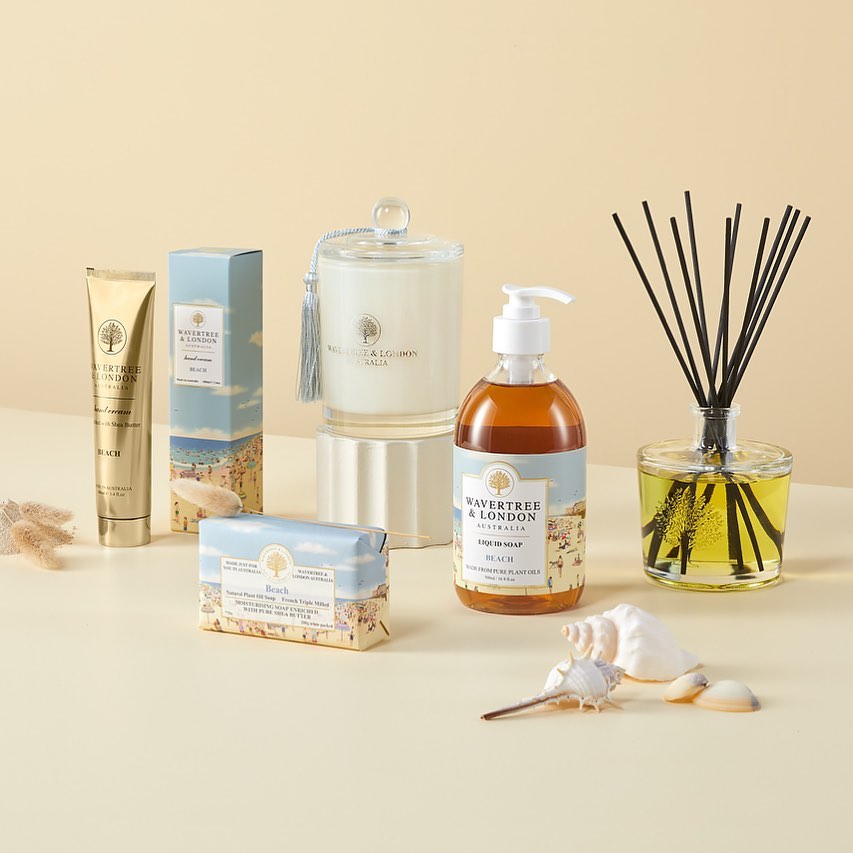Wavertree & London Beach Hand Cream | Moisturizing Shea Butter | Non-greasy