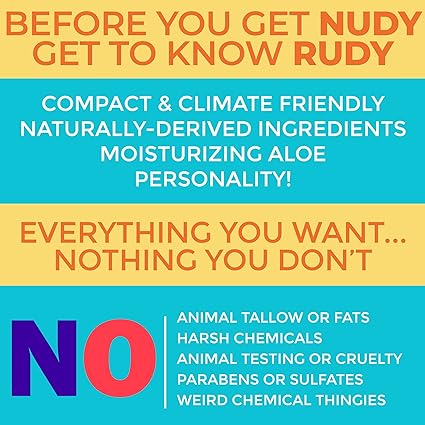 Nudy Rudy Hunny Bunny Manuka Honey Body Wash | Aloe & Vitamin E | Moisturising & Suitable for All Skin Types