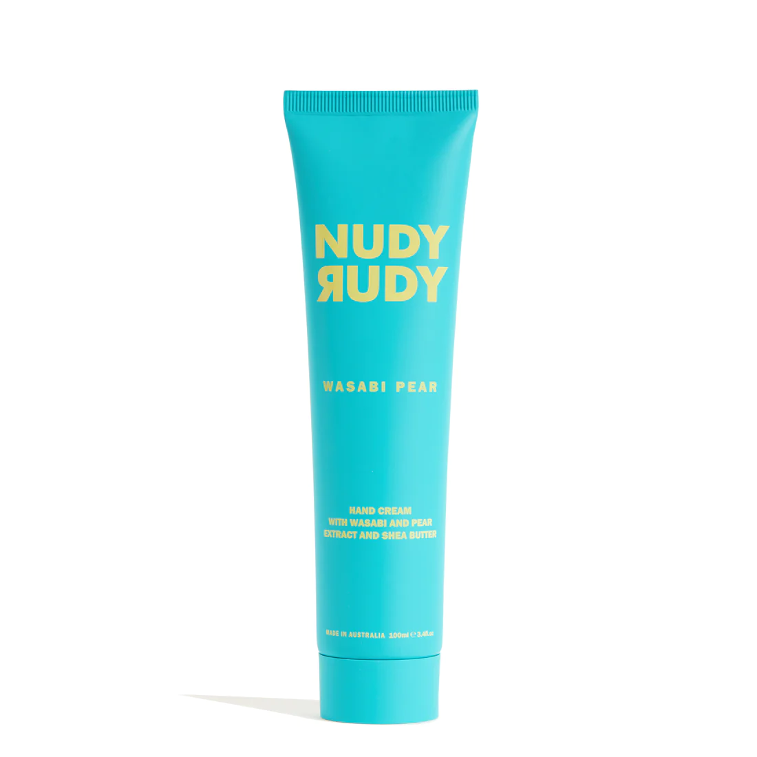 Nudy Rudy Wasabi Pear Hand Cream | Organic Shea Butter | Non-Greasy Lotion | Natural Ingredient Skin Care