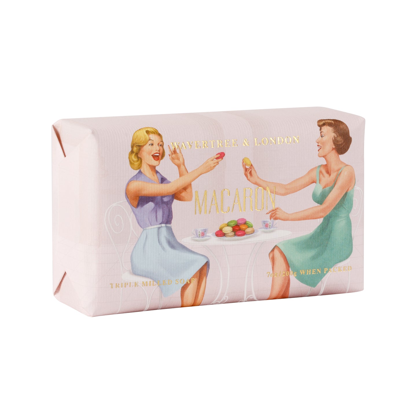 Wavertree & London Macaron | Moisturizing, Shea Butter, Triple-Milled | Gentle for Sensitive Skin