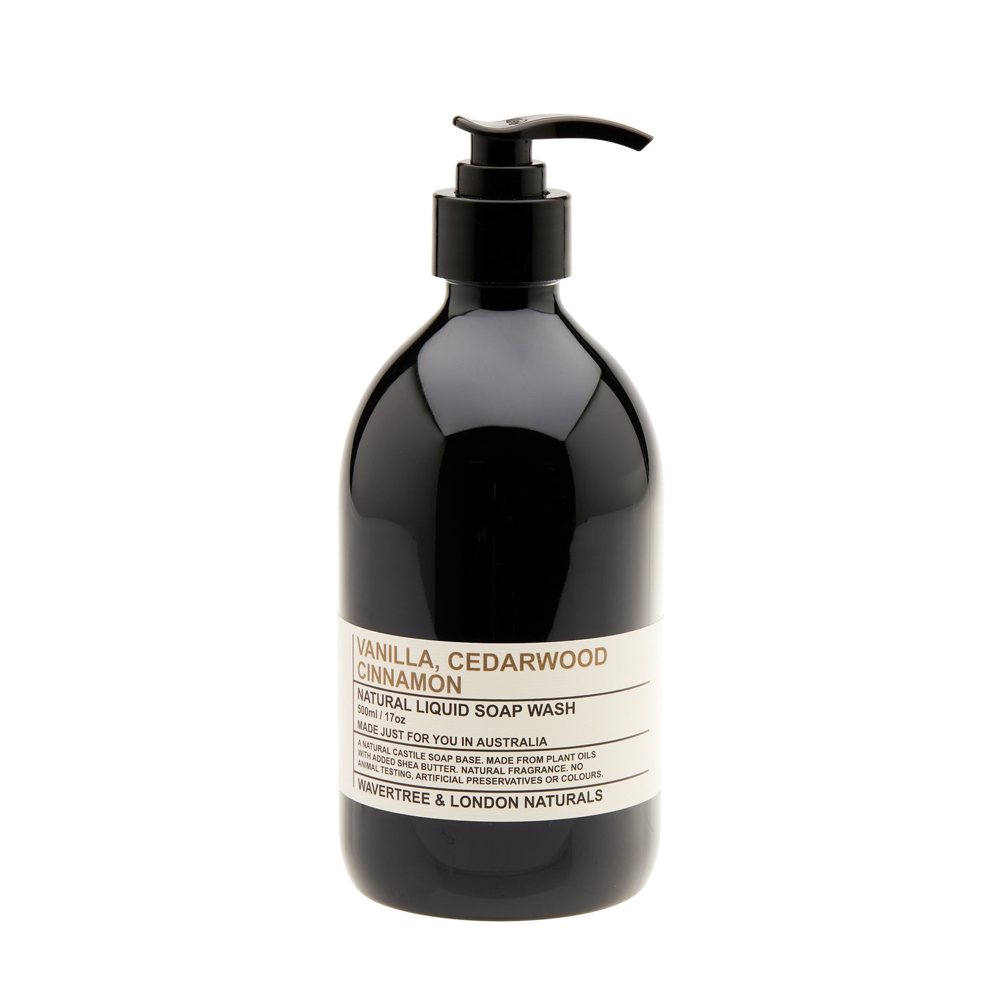 Wavertree & London Vanilla, Cedarwood & Cinnamon Liquid Soap