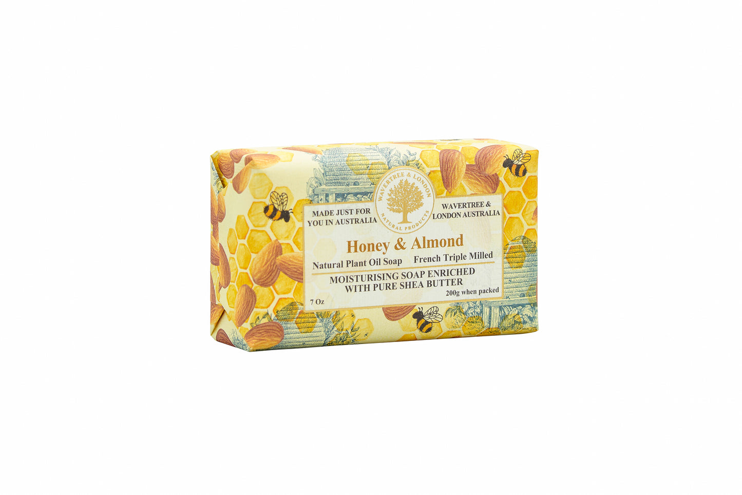 Wavertree & London Honey & Almond Soap Bar