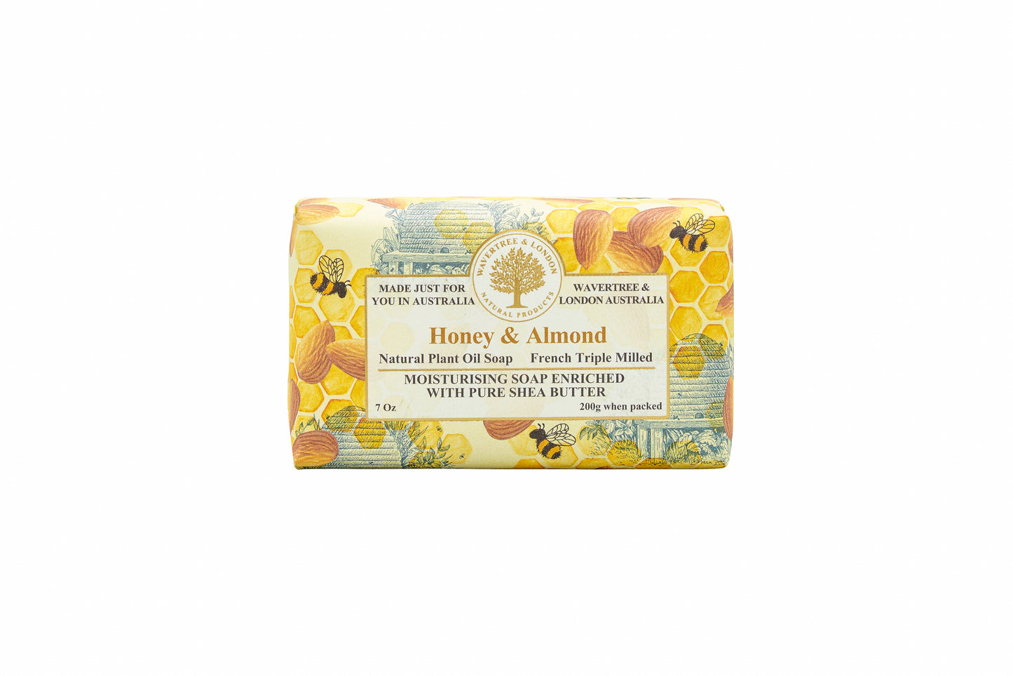 Wavertree & London Honey & Almond Soap Bar