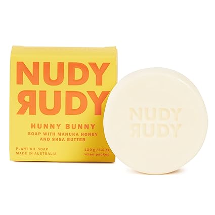 Nudy Rudy Soap Bars | Organic Shea Butter Soap | Moisturising & Suitable for All Skin Types