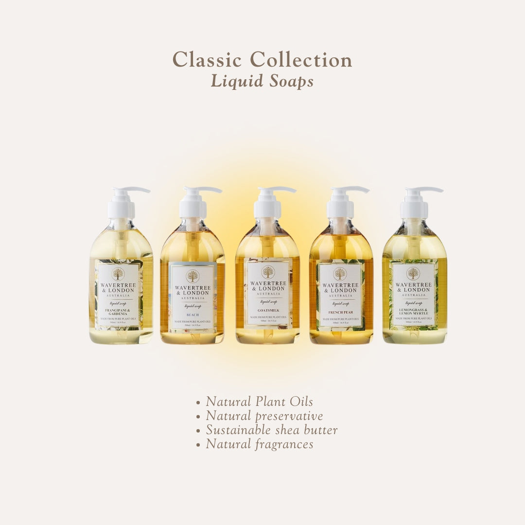 Wavertree & London Pineapple, Coconut & Lime Liquid Soap | Shea Butter, Gentle on Sensitive Skin