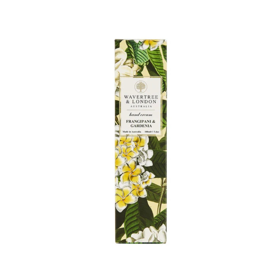 Wavertree & London Frangipani & Gardenia Hand Cream | Moisturizing Shea Butter | Non-greasy