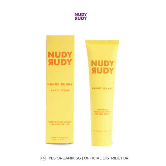 Nudy Rudy Hunny Bunny Hand Cream | Organic Shea Butter | Non-Greasy Lotion | Natural Ingredient Skin Care