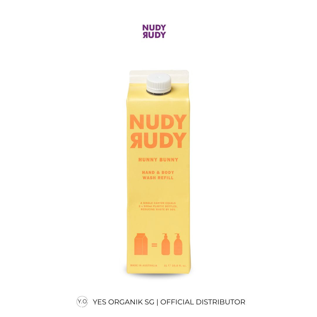 Nudy Rudy Hunny Bunny Hand & Body Wash 1L Refill