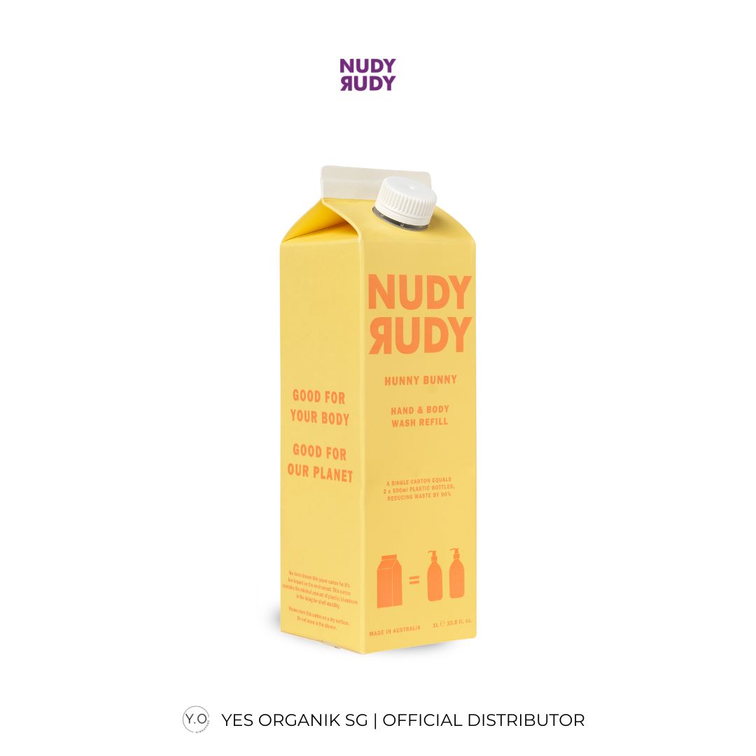 Nudy Rudy Hunny Bunny Hand & Body Wash 1L Refill