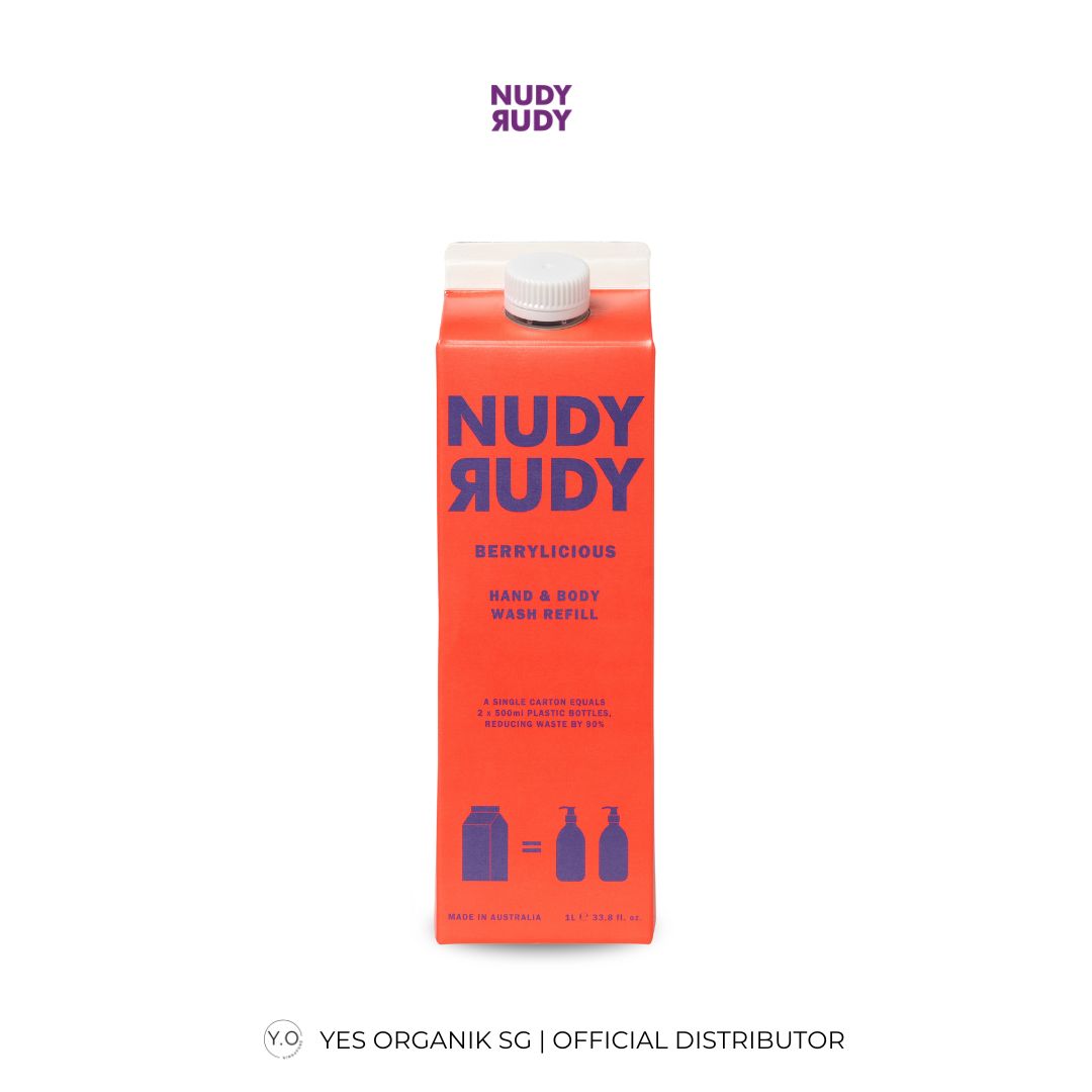 Nudy Rudy Berrylicious Hand & Body Wash 1L Refill