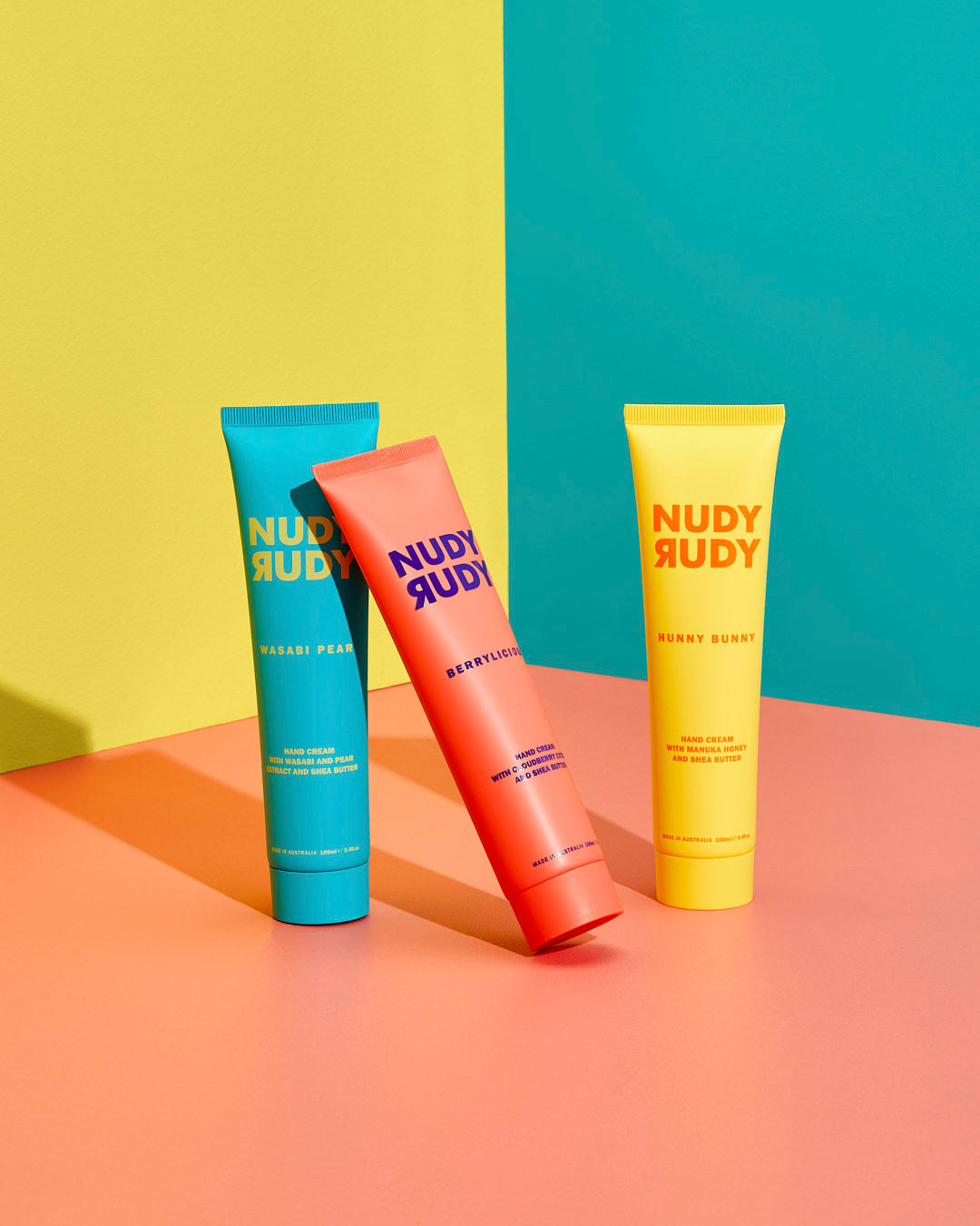 Nudy Rudy Berrylicious Hand Cream | Organic Shea Butter | Non-Greasy Lotion | Natural Ingredient Skin Care