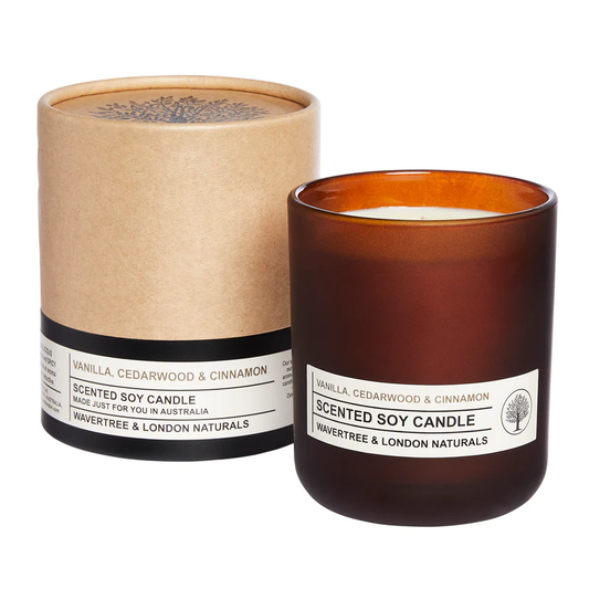 Wavertree & London Vanilla, Cedarwood & Cinnamon Candle