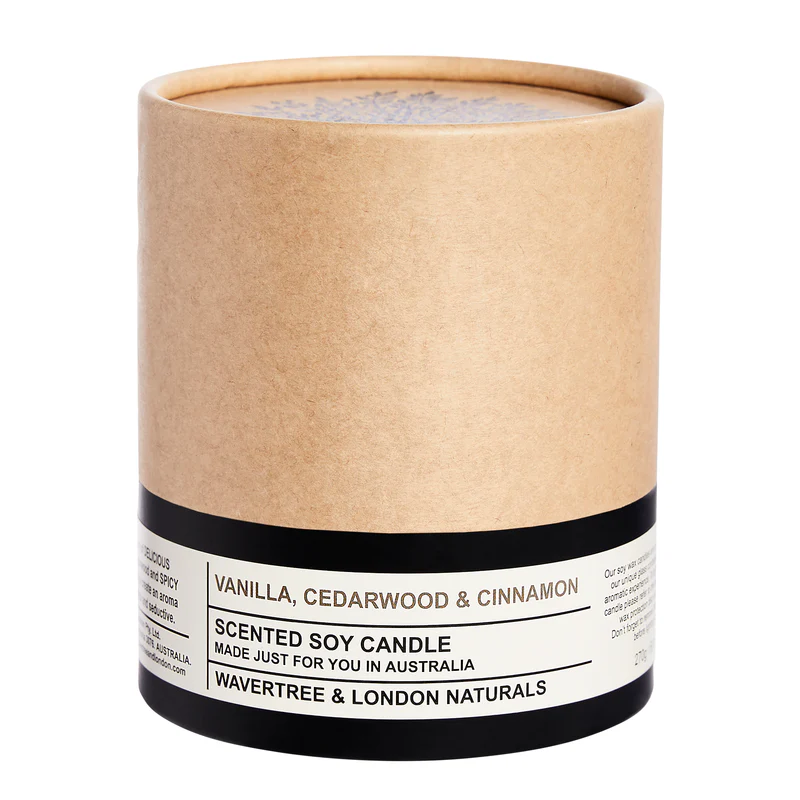 Wavertree & London Vanilla, Cedarwood & Cinnamon Candle