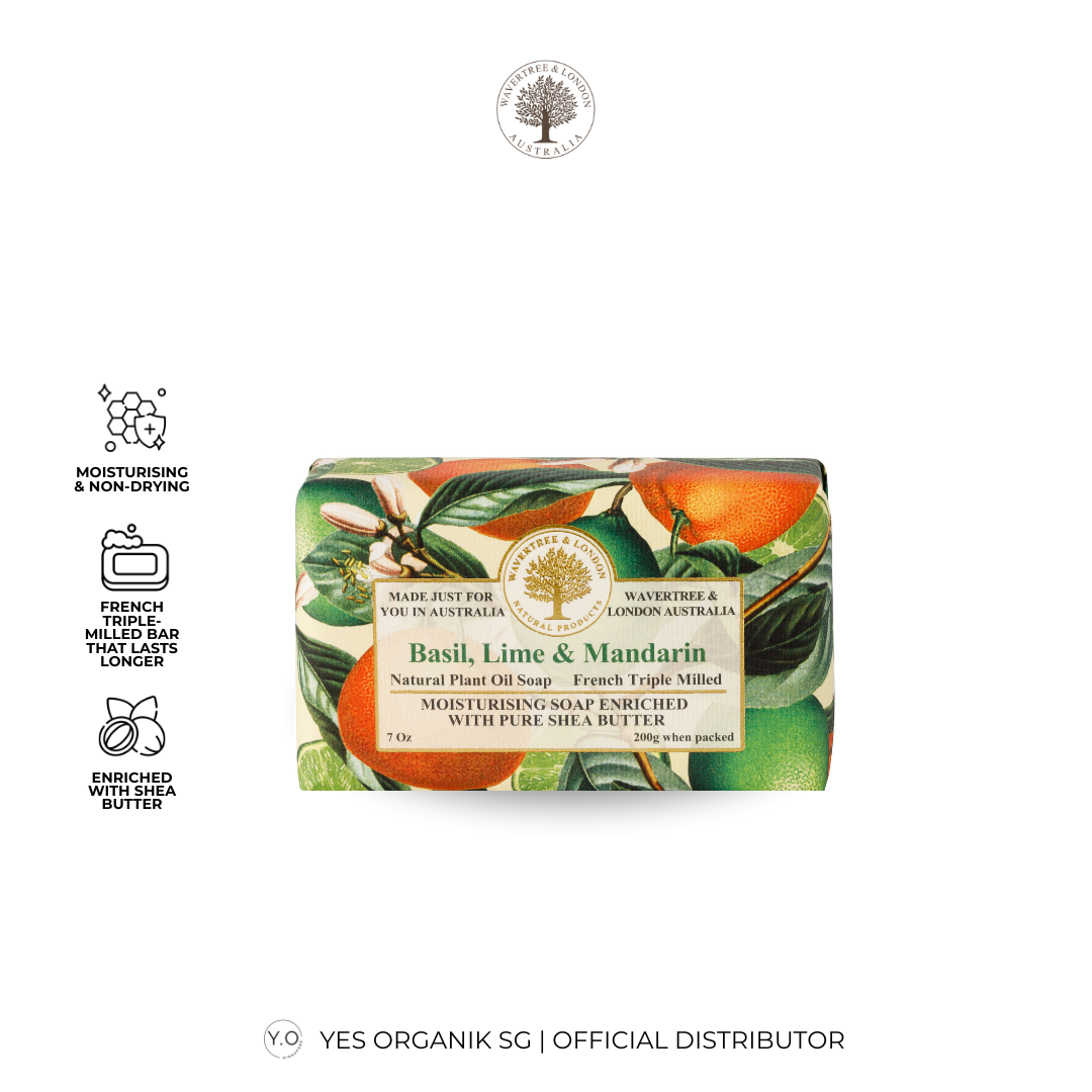 Wavertree & London Basil Lime Mandarin Soap Bar