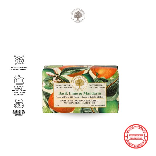 Wavertree & London Basil Lime Mandarin Soap Bar