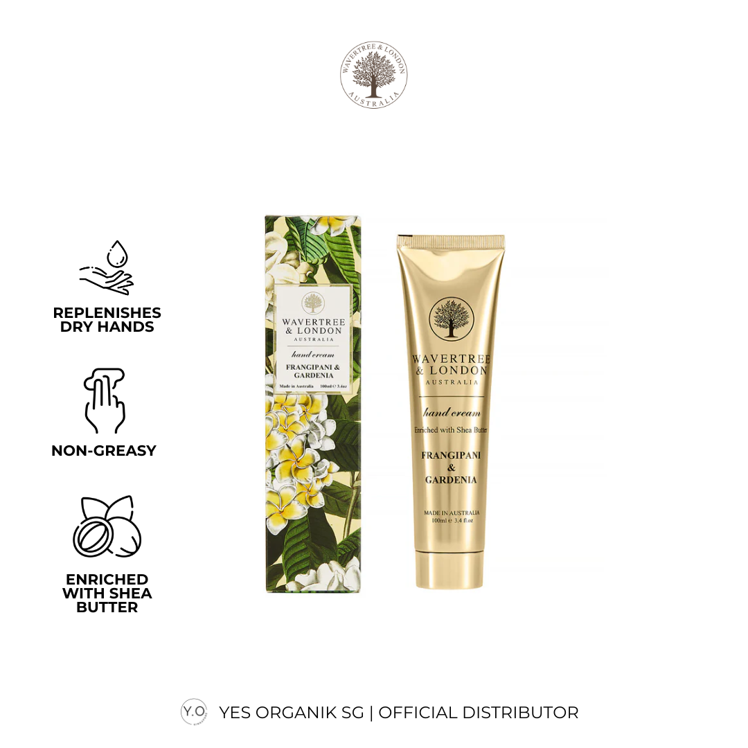 Wavertree & London hand cream with packaging on a white background