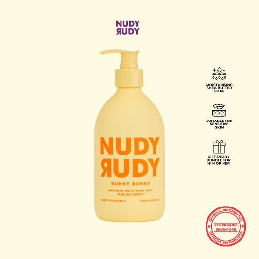 Nudy Rudy Hunny Bunny Manuka Honey Hand Wash | Aloe & Vitamin E | Moisturising & Suitable for All Skin Types