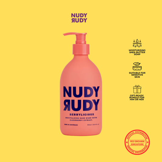 Nudy Rudy Berrylicious Cloudberries Hand Wash | Aloe & Vitamin E | Moisturising & Suitable for All Skin Types
