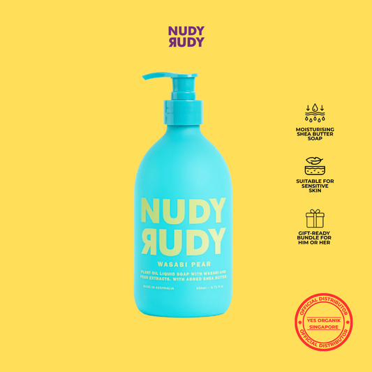 Nudy Rudy Wasabi Pear Hand Wash | Aloe & Vitamin E | Moisturising & Suitable for All Skin Types