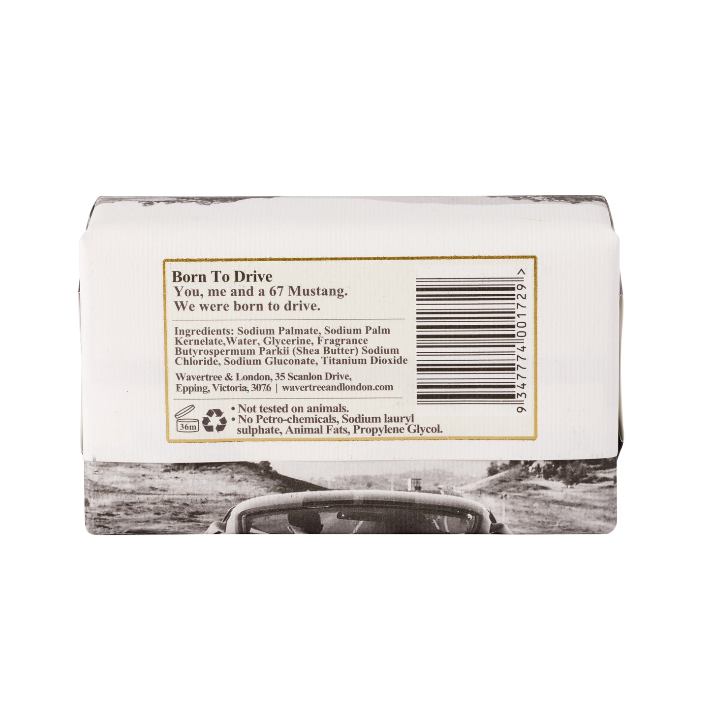 Wavertree & London Born to Drive Soap Bar