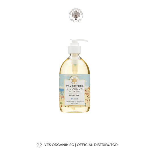 Wavertree & London Beach Liquid Soap | Shea Butter, Gentle on Sensitive Skin