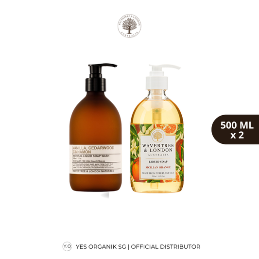 Wavertree & London Liquid Soap Set - Spice & Zest (2 x 500ml)