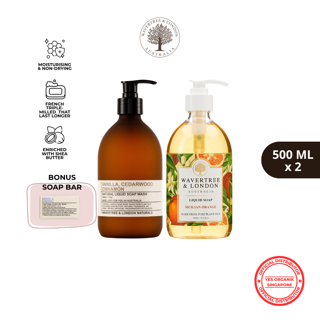 Wavertree & London Liquid Soap Set - Spice & Zest (2 x 500ml)