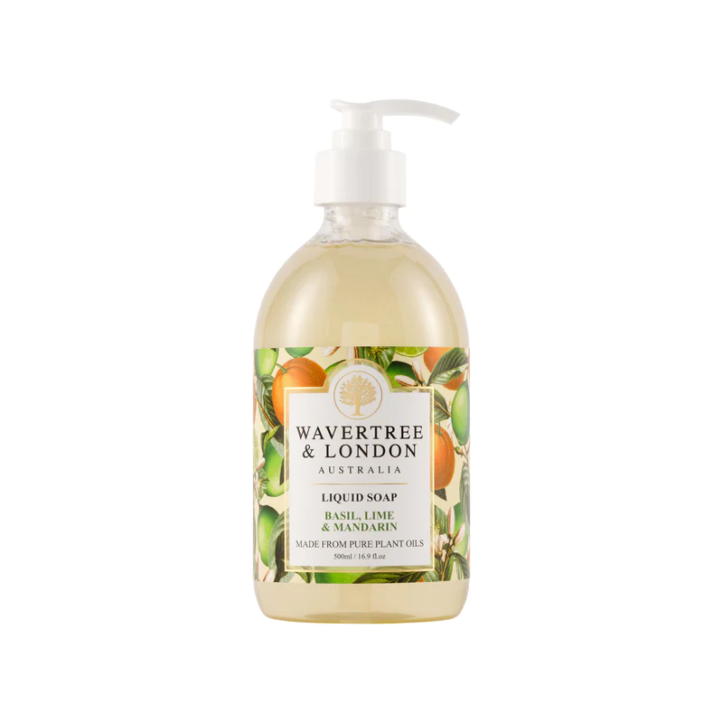 Wavertree & London Classic Liquid Soap | Moisturising Plant Oil Body & Hand Wash
