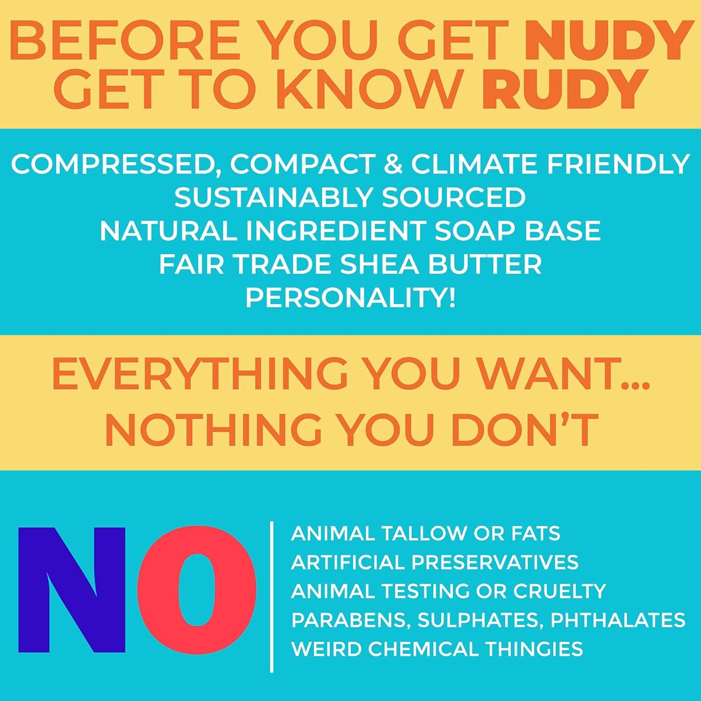 Nudy Rudy 6-Bar Soap Bundle