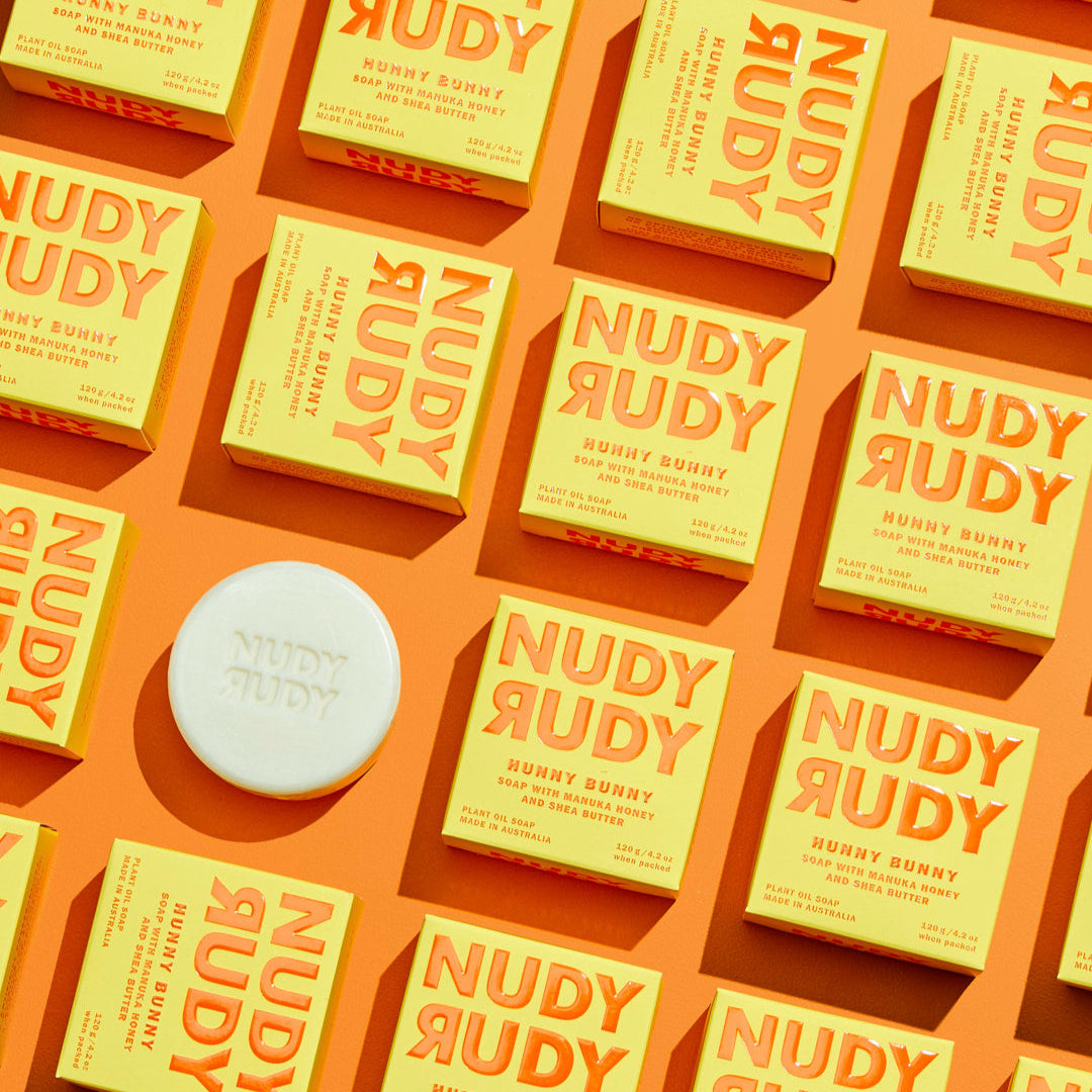 Nudy Rudy Soap Bars | Organic Shea Butter Soap | Moisturising & Suitable for All Skin Types