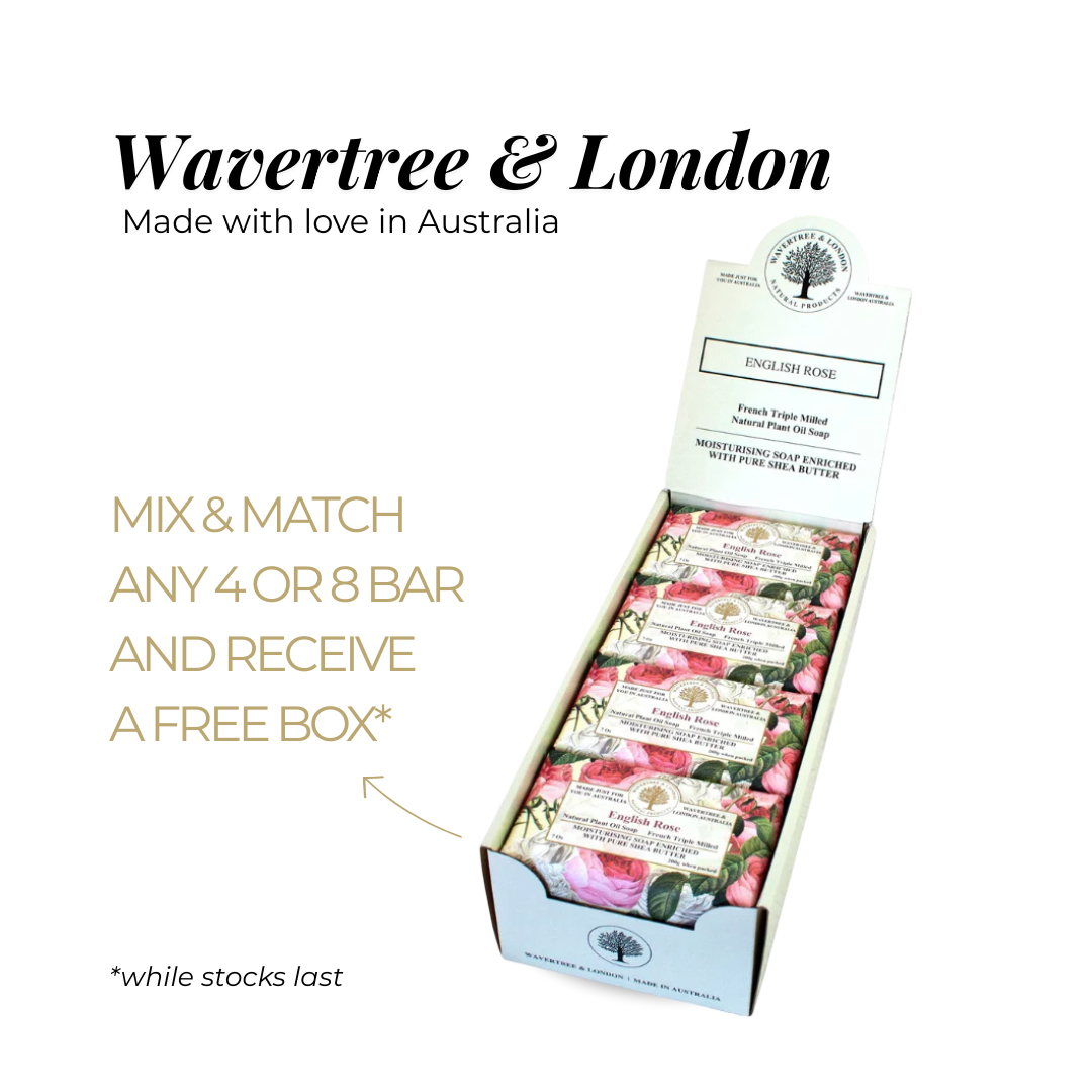 Wavertree & London Sicilian Orange Soap Bar | Moisturising Triple-Milled Bar with Shea Butter | Gentle on Skin